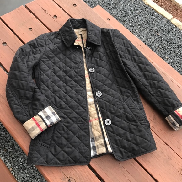 Burberry Jackets & Blazers - Burberry Britt Black Quilted Jacket